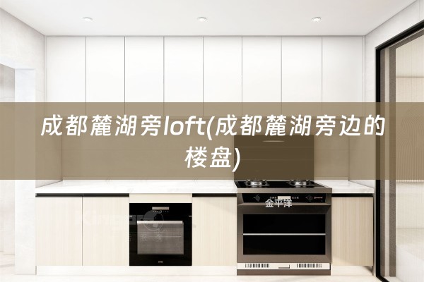 成都麓湖旁loft(成都麓湖旁边的楼盘)