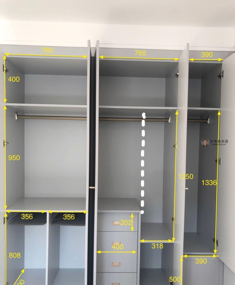 三十款衣柜带尺寸实景案例，准备装修的朋友值得收藏