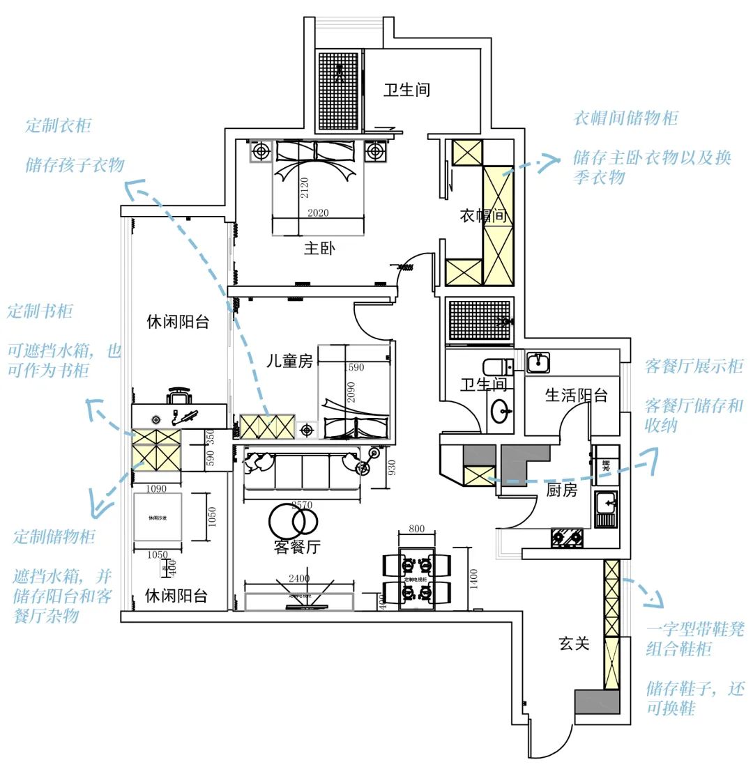 成都 · 凯德天府 现代混搭97㎡还拥有绝佳观景台！